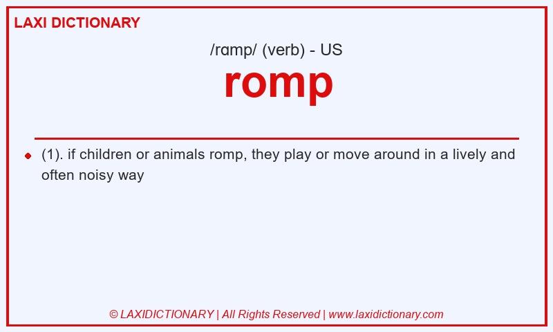 Definition romp in American English