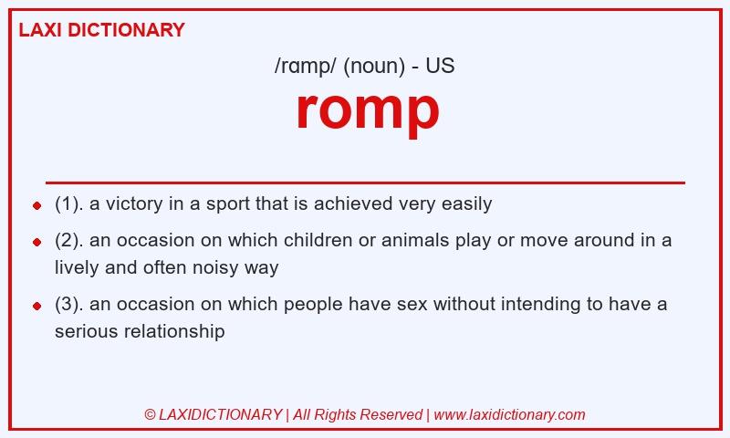 Definition romp in American English