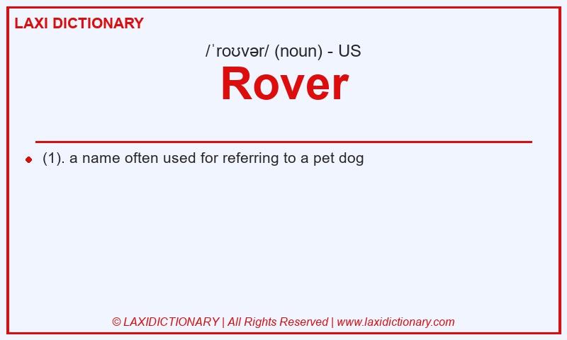 Definition Rover in American English