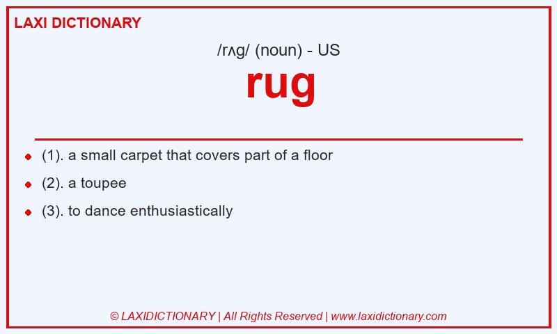Definition rug in American English