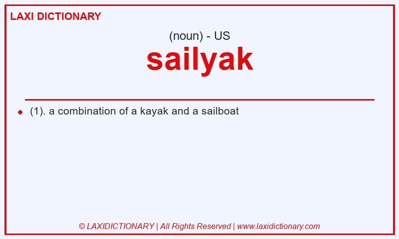 Definition sailyak in American English
