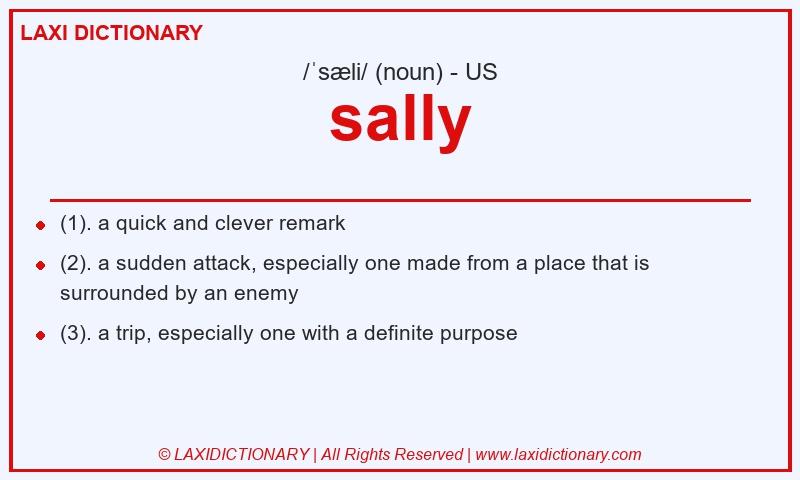 Definition sally in American English