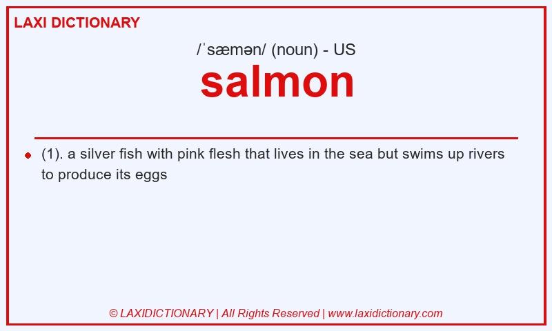 Definition salmon in American English