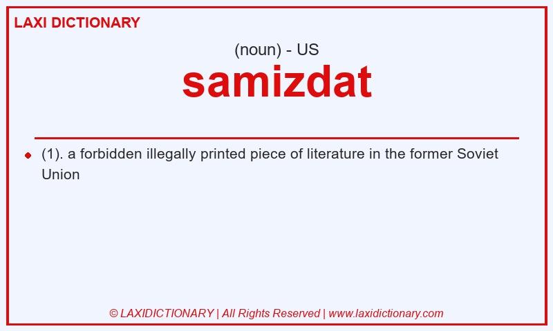 Definition samizdat in American English