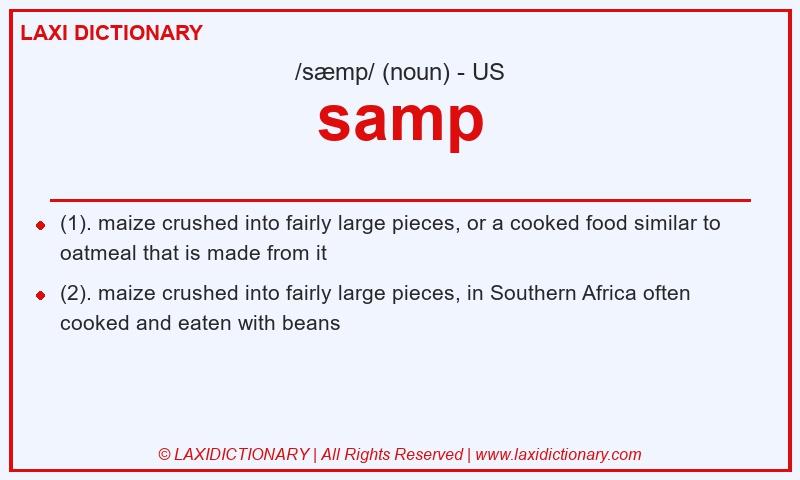 Definition samp in American English