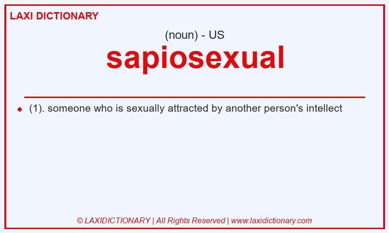 Definition sapiosexual in American English