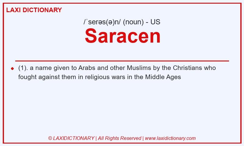 Definition Saracen in American English
