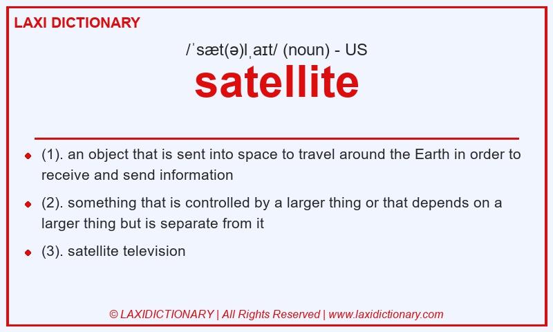 Definition satellite in American English