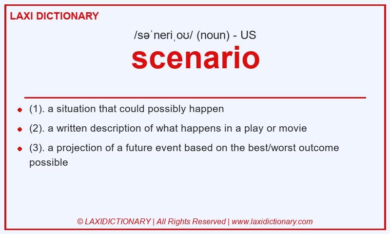 Definition scenario in American English