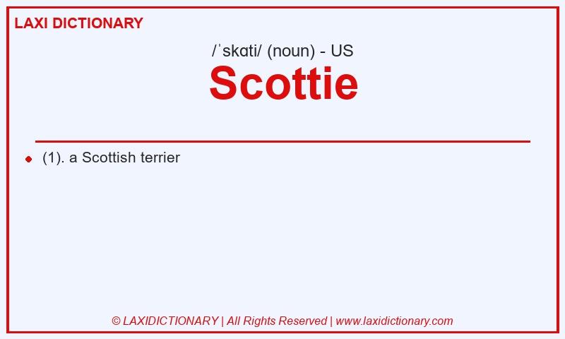 Definition Scottie in American English