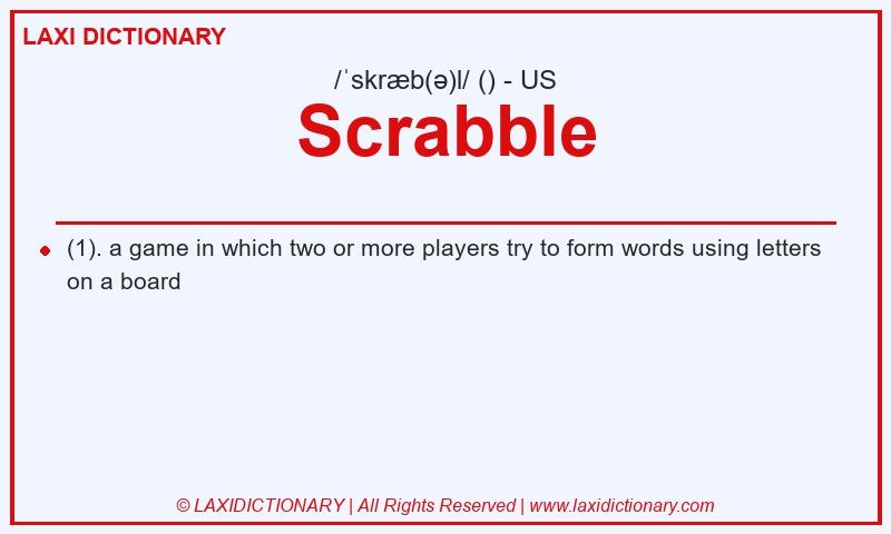 Definition Scrabble in American English