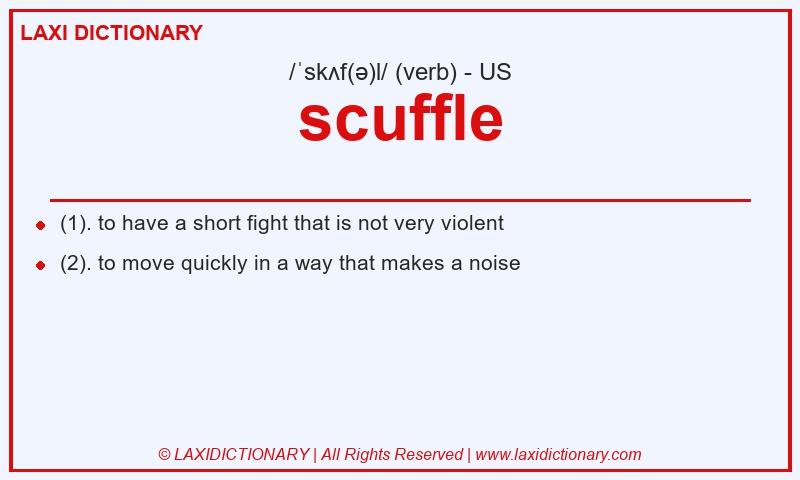 Definition scuffle in American English