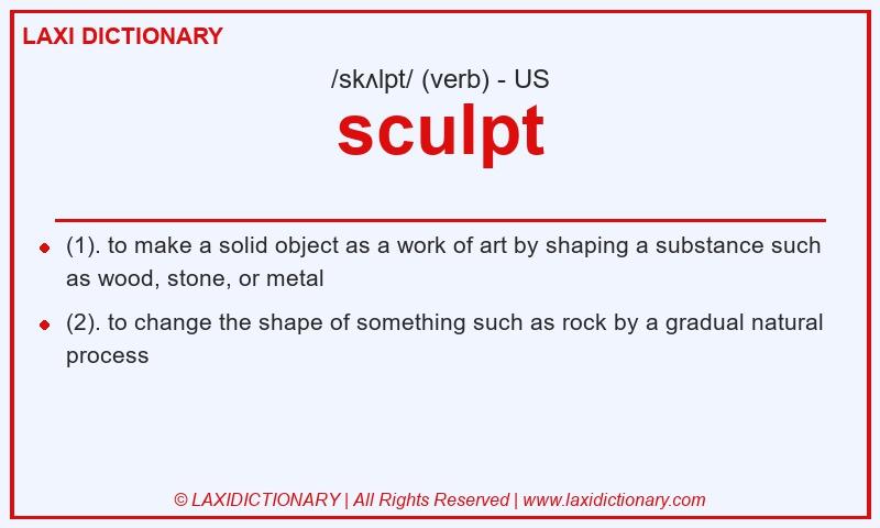 Definition sculpt in American English