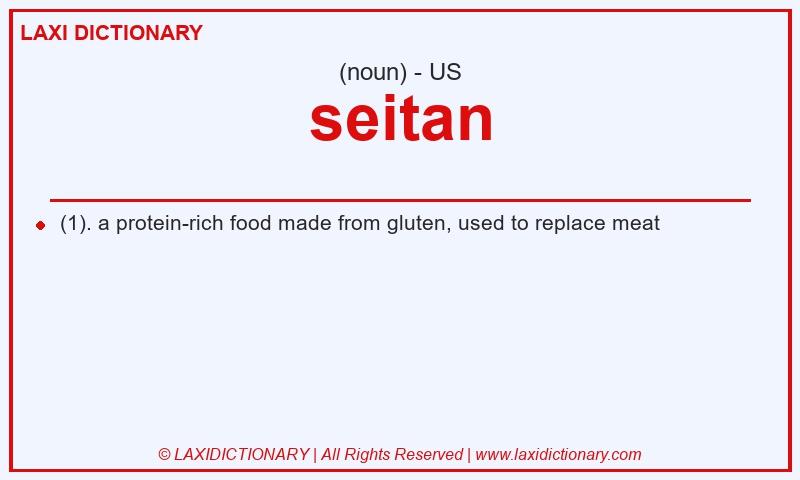 Definition seitan in American English
