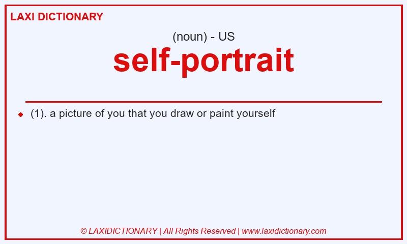 Definition self-portrait in American English