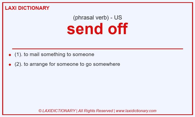 Definition send off in American English