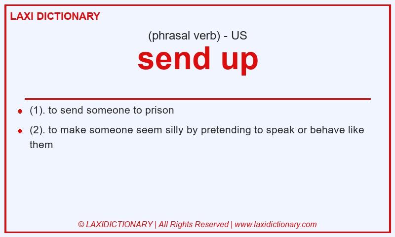 Definition send up in American English