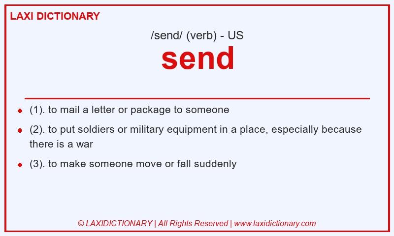 Definition send in American English