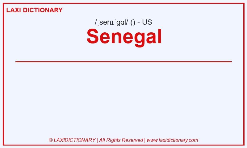Definition Senegal in American English