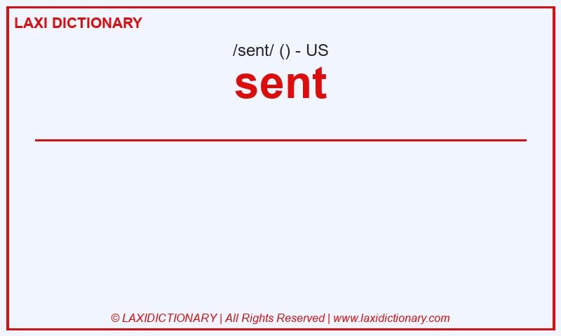 Definition sent in American English
