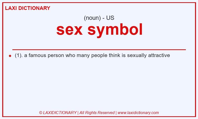 Definition sex symbol in American English