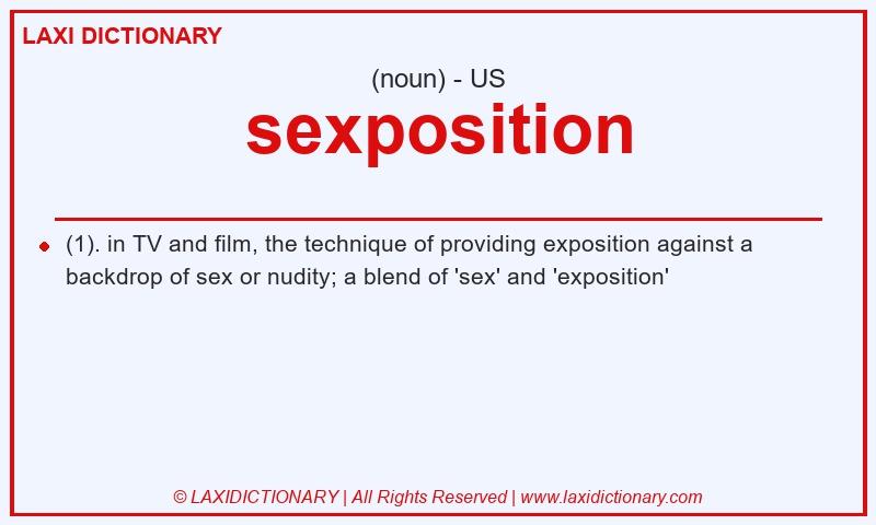 Definition sexposition in American English