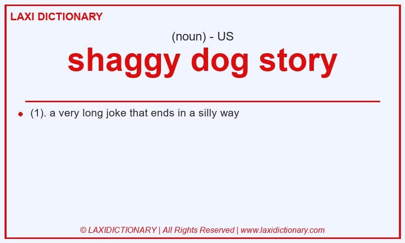 Definition shaggy dog story in American English