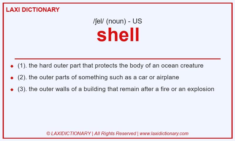 Definition shell in American English