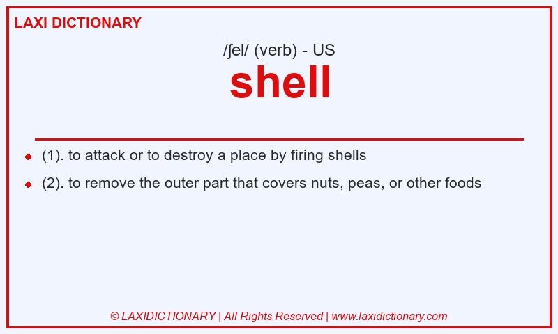 Definition shell in American English