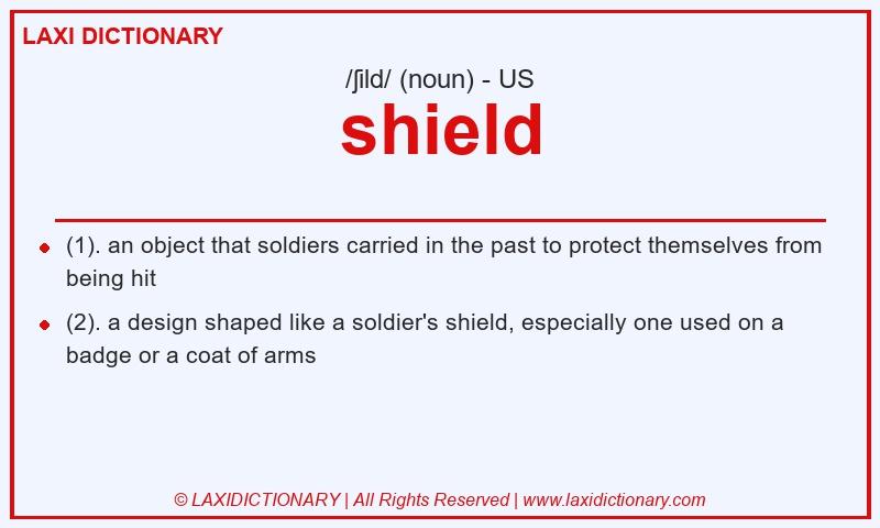 Definition shield in American English