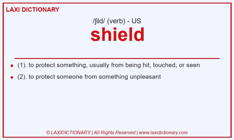 Definition shield in American English
