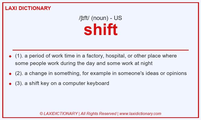 Definition shift in American English