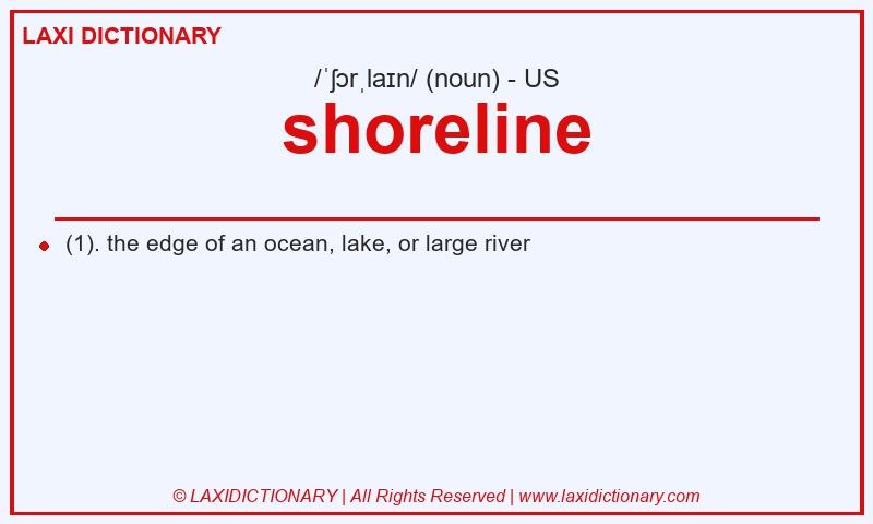 Definition shoreline in American English