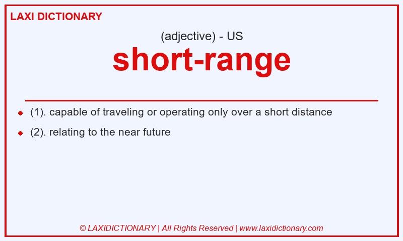 Definition short-range in American English
