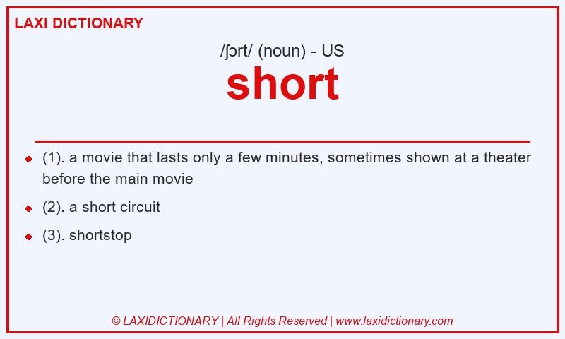 Definition short in American English