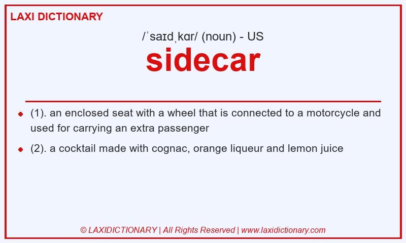 Definition sidecar in American English