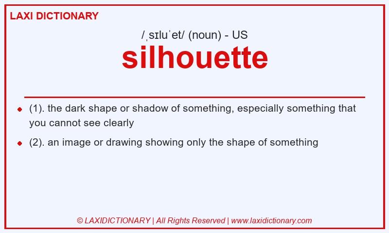 Definition silhouette in American English