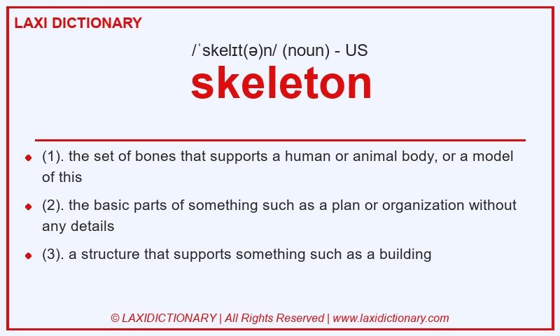 Definition skeleton in American English