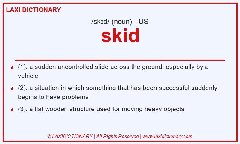 Definition skid in American English