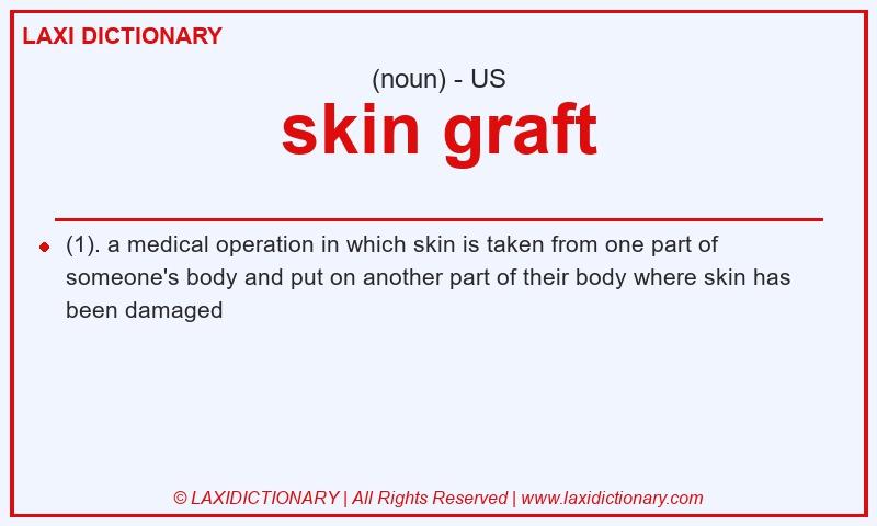 Definition skin graft in American English