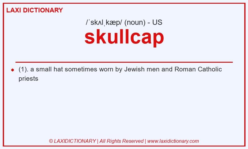 Definition skullcap in American English