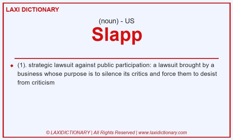 Definition Slapp in American English
