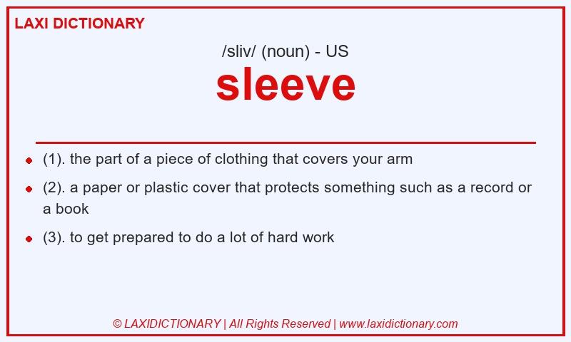Definition sleeve in American English