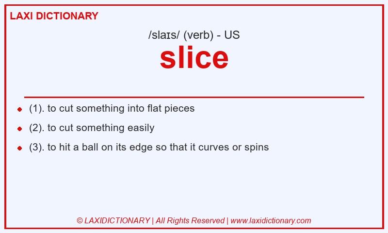 Definition slice in American English