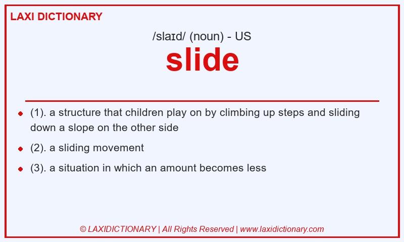 Definition slide in American English