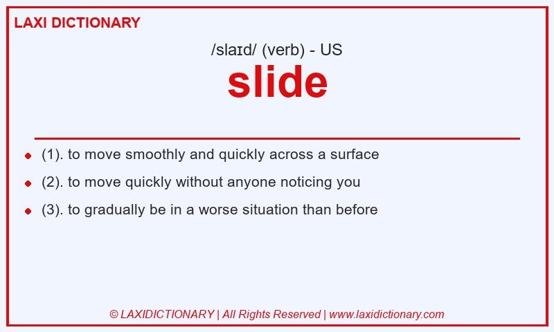 Definition slide in American English