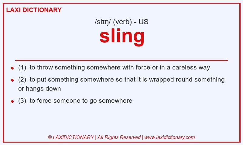 Definition sling in American English