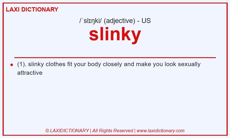 Definition slinky in American English