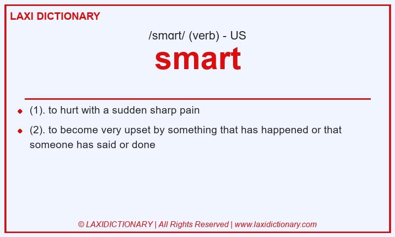 Definition smart in American English