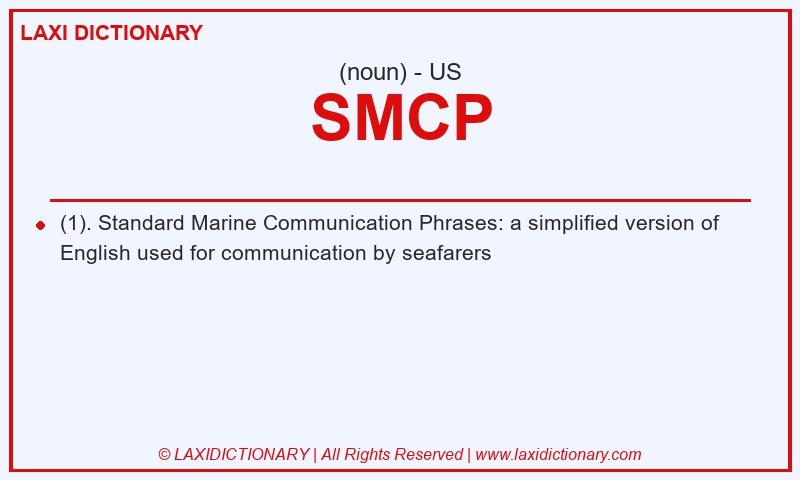 Definition SMCP in American English